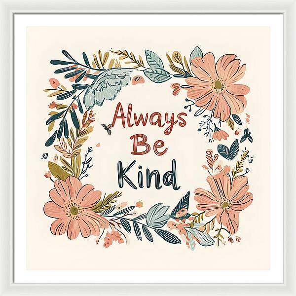 A Gentle Reminder - Framed Print