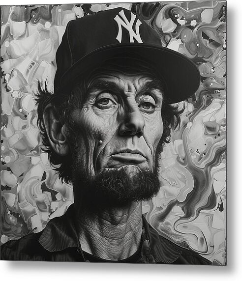 Abe's New Era - Metal Print