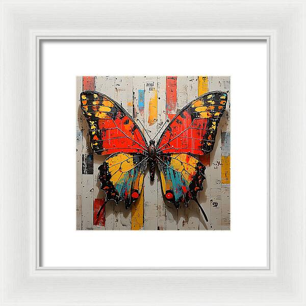 Abstract Flutter - Framed Print
