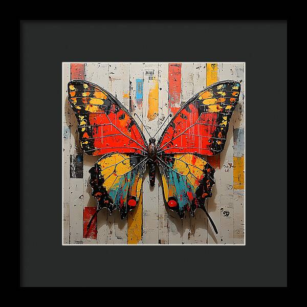 Abstract Flutter - Framed Print