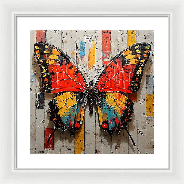 Abstract Flutter - Framed Print