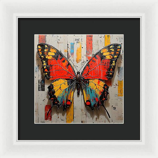 Abstract Flutter - Framed Print