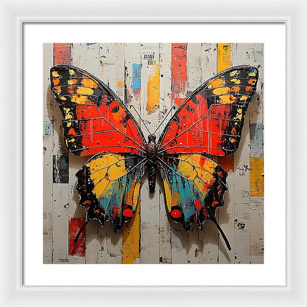 Abstract Flutter - Framed Print