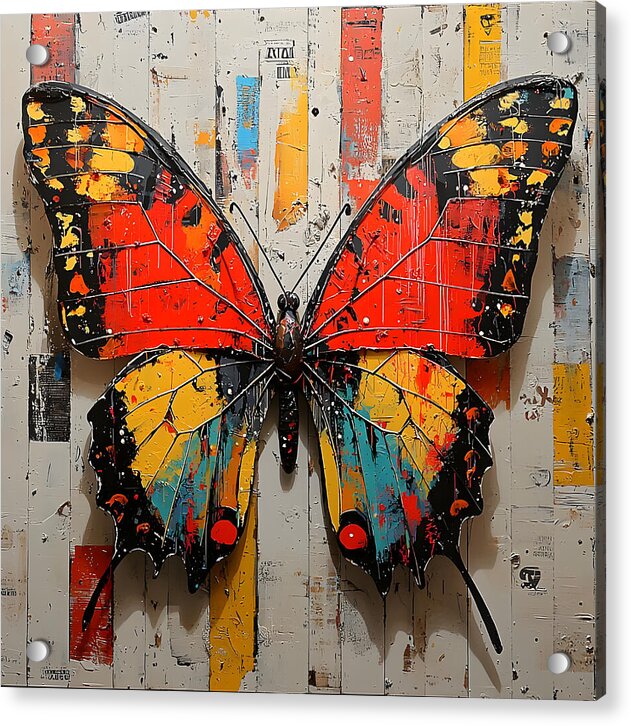 Abstract Flutter - Acrylic Print