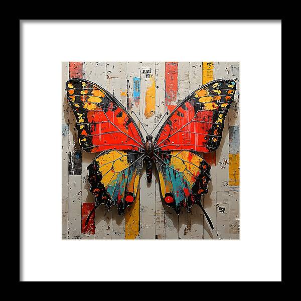 Abstract Flutter - Framed Print