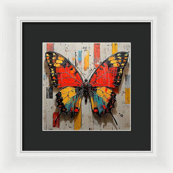 Abstract Flutter - Framed Print