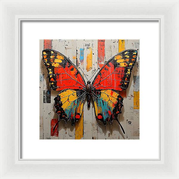 Abstract Flutter - Framed Print
