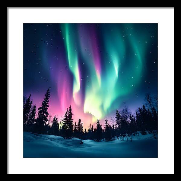 Alpine Glow - Framed Print