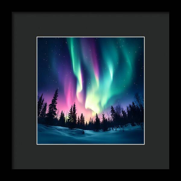 Alpine Glow - Framed Print