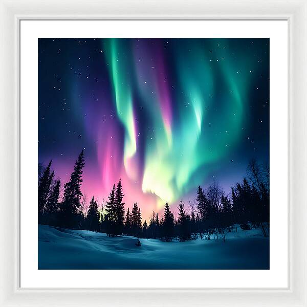 Alpine Glow - Framed Print