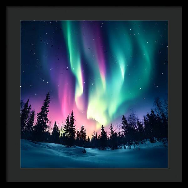 Alpine Glow - Framed Print