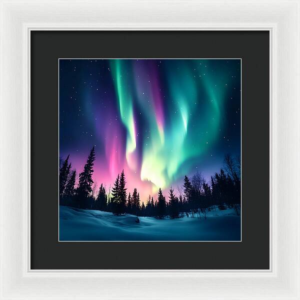 Alpine Glow - Framed Print