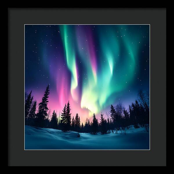 Alpine Glow - Framed Print