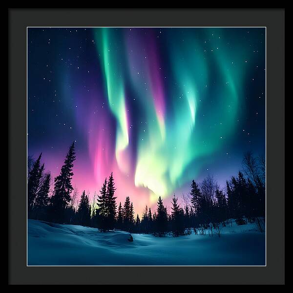 Alpine Glow - Framed Print