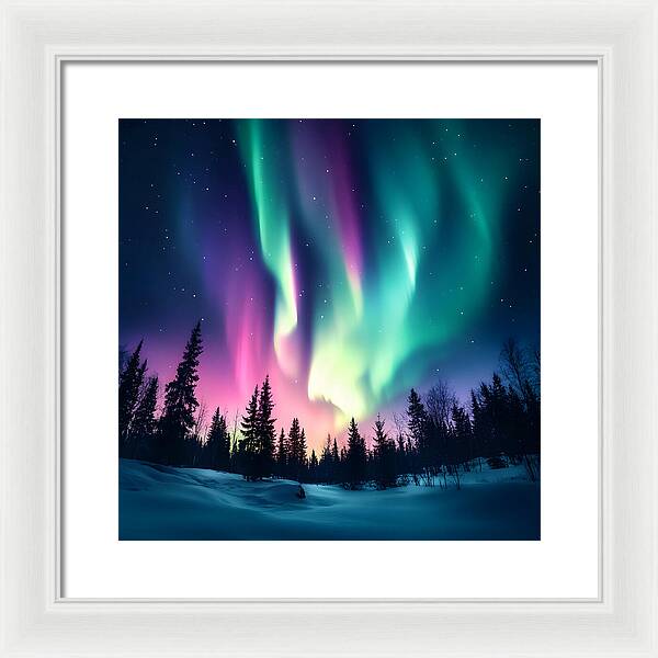 Alpine Glow - Framed Print