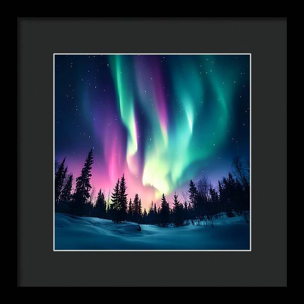 Alpine Glow - Framed Print