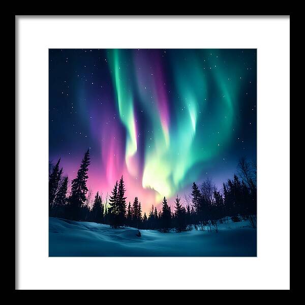 Alpine Glow - Framed Print