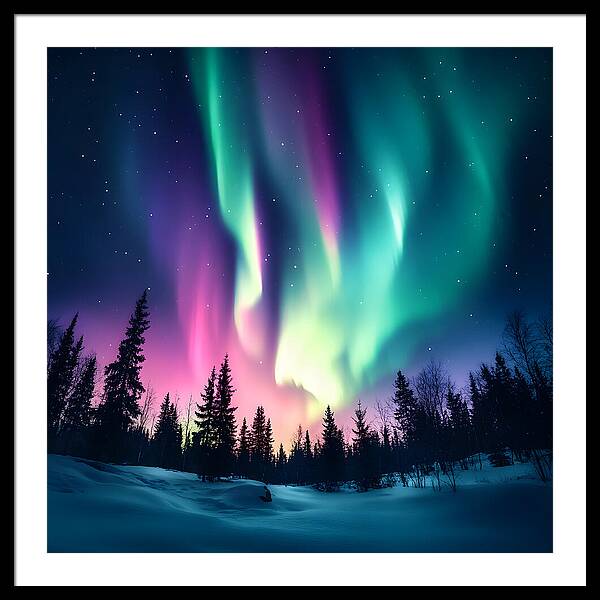 Alpine Glow - Framed Print