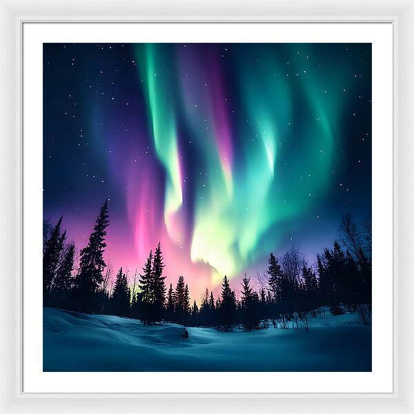 Alpine Glow - Framed Print