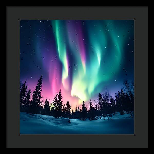 Alpine Glow - Framed Print