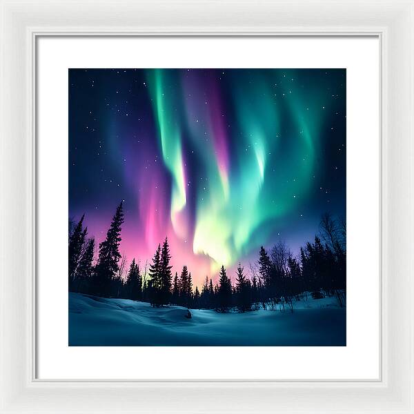Alpine Glow - Framed Print