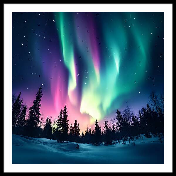 Alpine Glow - Framed Print