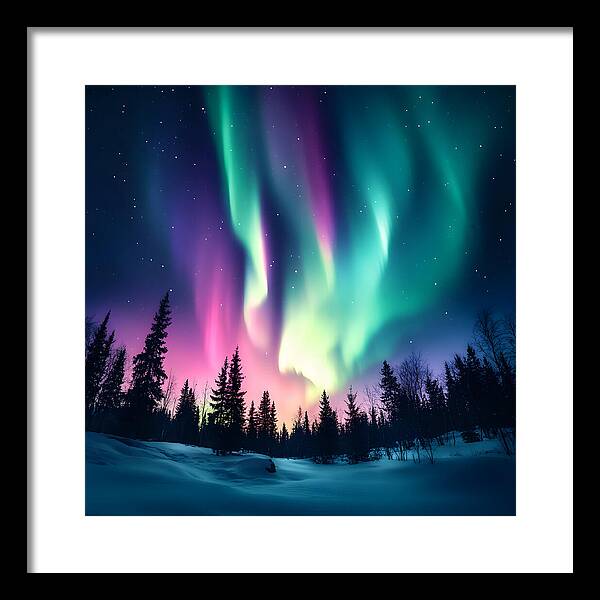 Alpine Glow - Framed Print