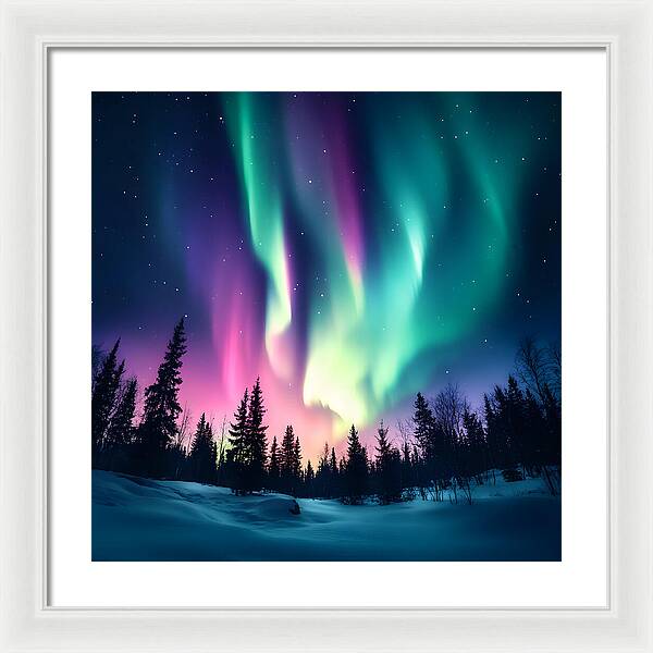 Alpine Glow - Framed Print
