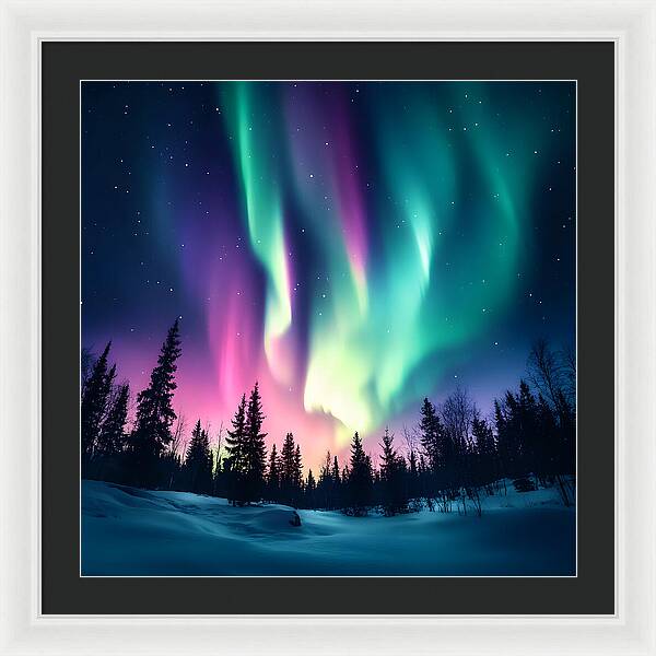 Alpine Glow - Framed Print