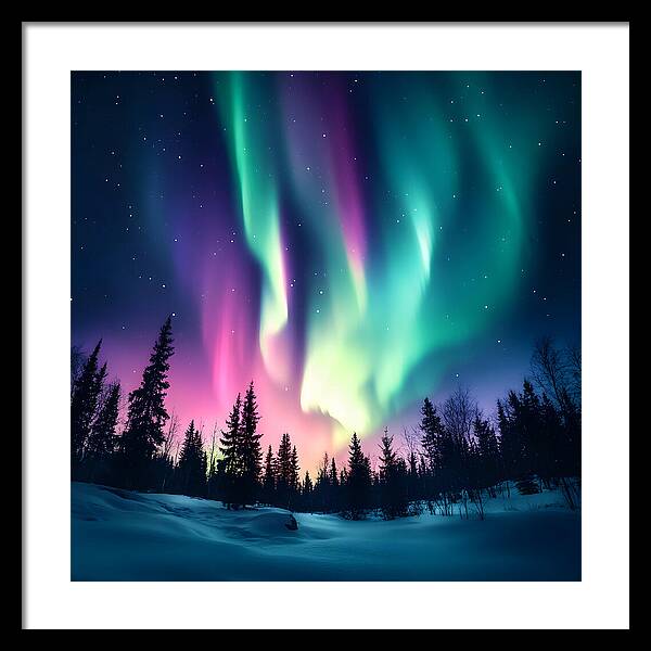 Alpine Glow - Framed Print