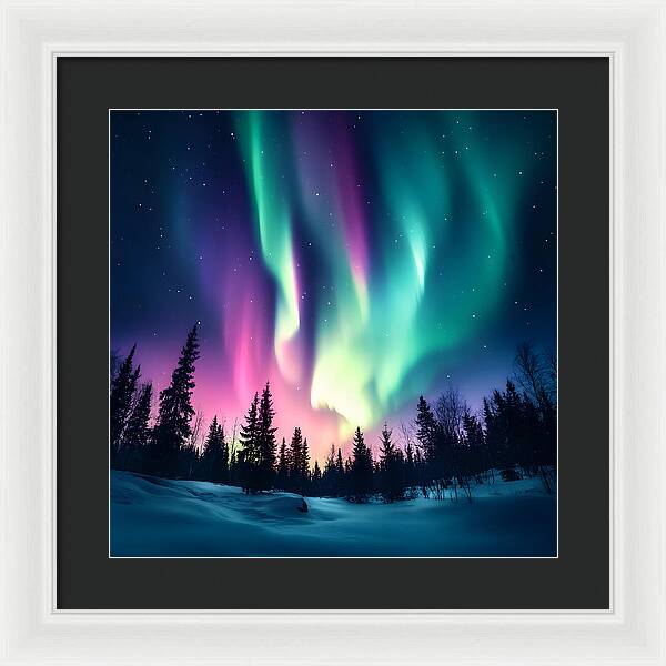 Alpine Glow - Framed Print