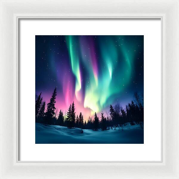 Alpine Glow - Framed Print