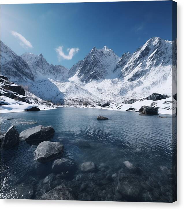 Alpine Serenity - Canvas Print