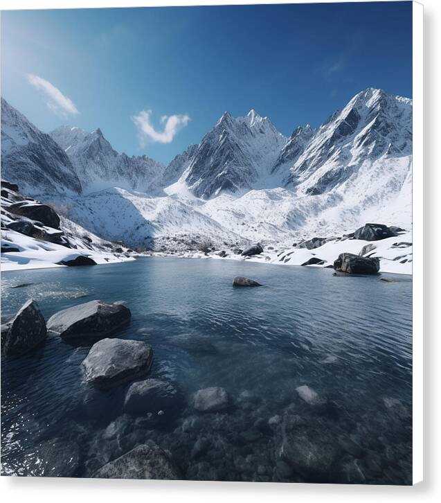 Alpine Serenity - Canvas Print