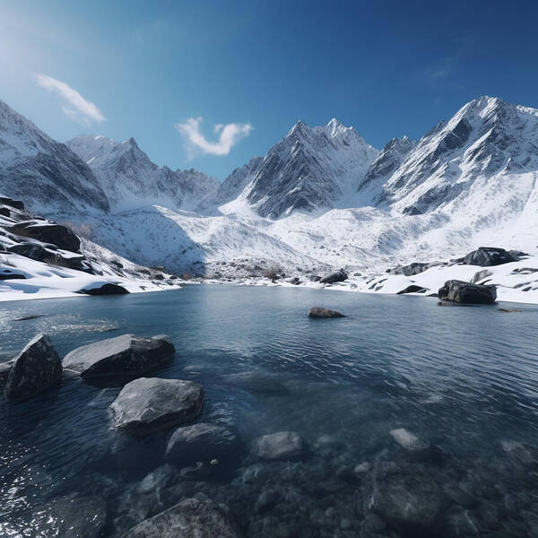 Alpine Serenity - Art Print