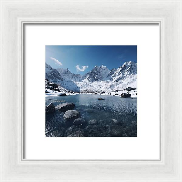 Alpine Serenity - Framed Print