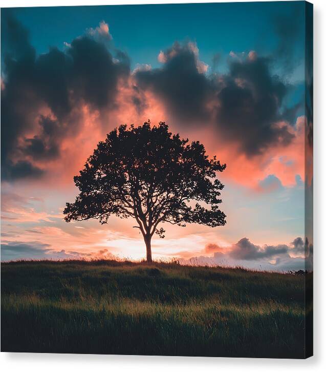 Anchored in the Breeze - Canvas Print