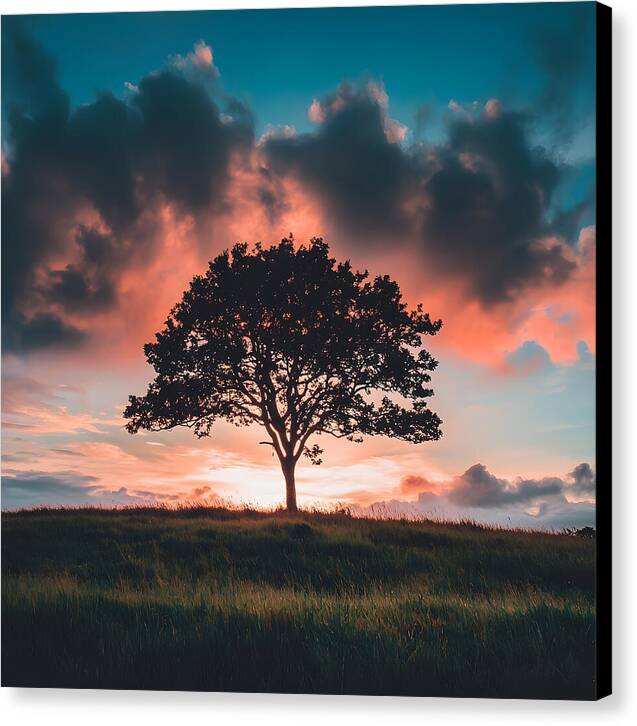 Anchored in the Breeze - Canvas Print