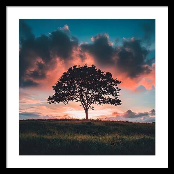 Anchored in the Breeze - Framed Print