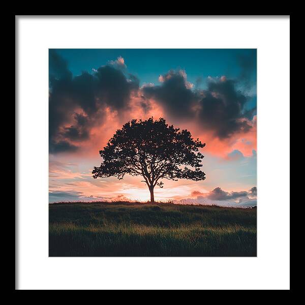 Anchored in the Breeze - Framed Print