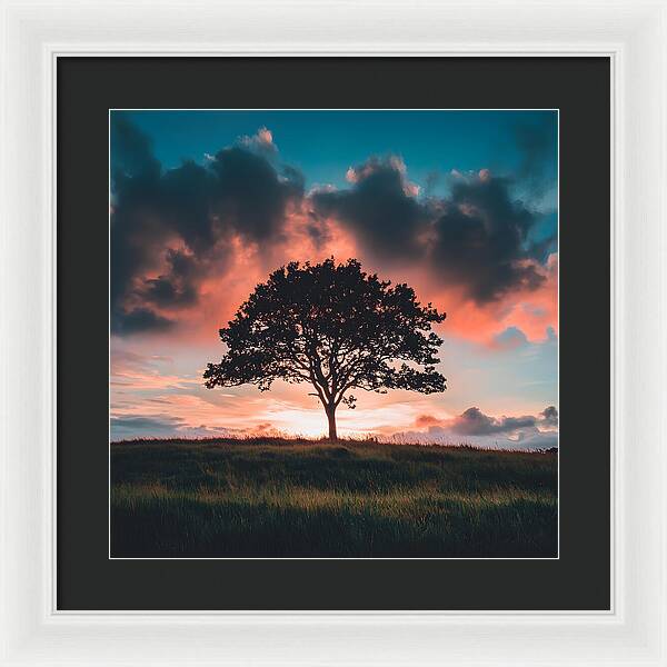 Anchored in the Breeze - Framed Print