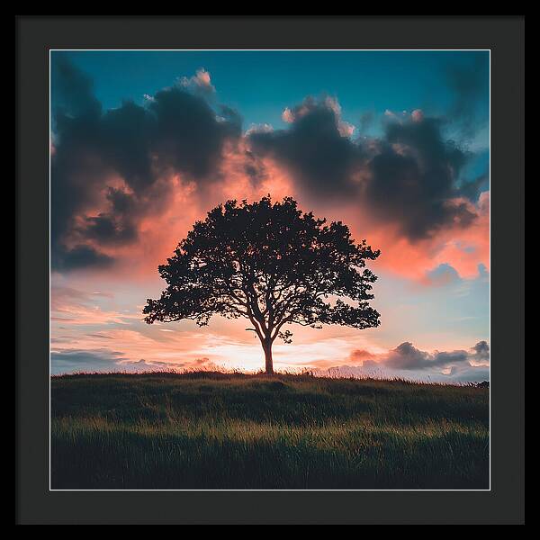 Anchored in the Breeze - Framed Print