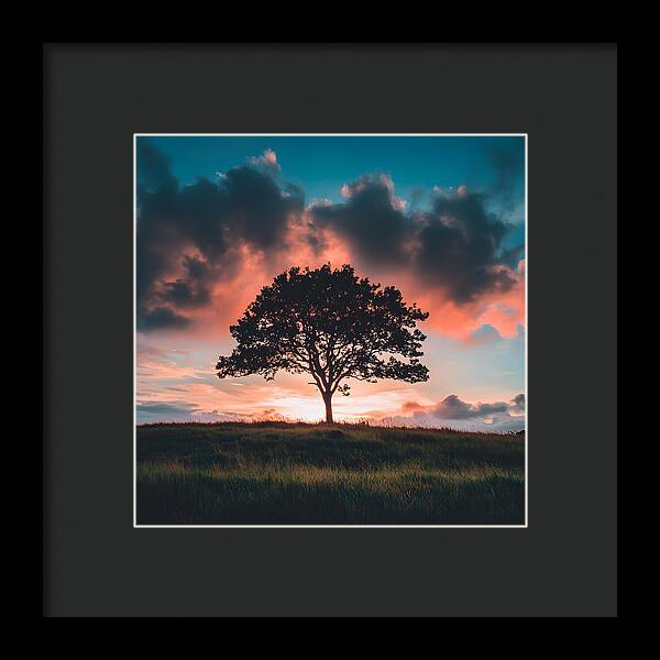 Anchored in the Breeze - Framed Print