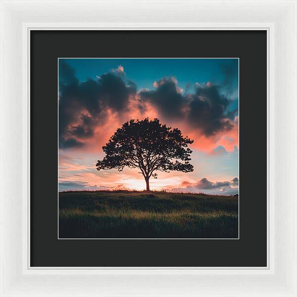 Anchored in the Breeze - Framed Print