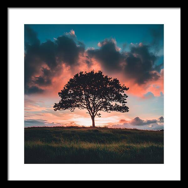 Anchored in the Breeze - Framed Print