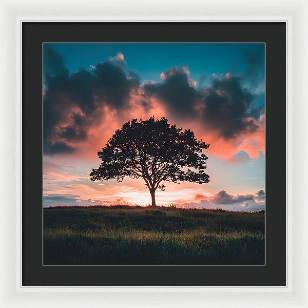 Anchored in the Breeze - Framed Print