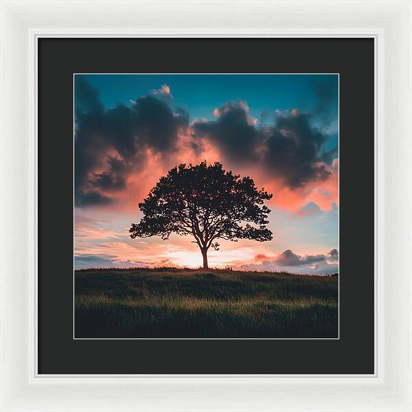 Anchored in the Breeze - Framed Print