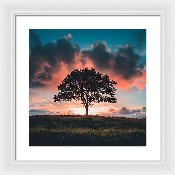 Anchored in the Breeze - Framed Print