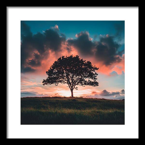 Anchored in the Breeze - Framed Print