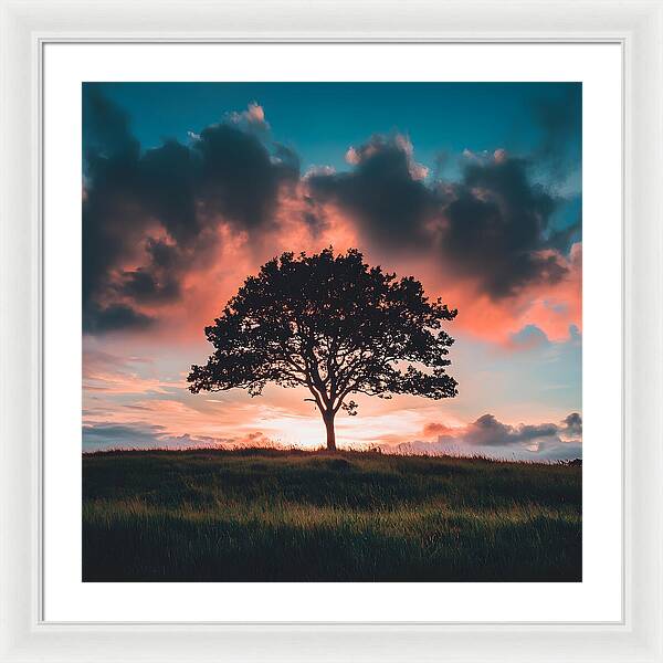 Anchored in the Breeze - Framed Print